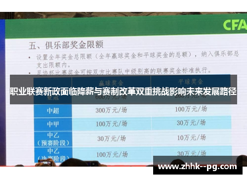 职业联赛新政面临降薪与赛制改革双重挑战影响未来发展路径